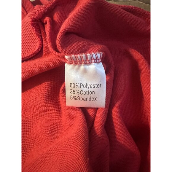 Sleigh Girl Sleigh Red Christmas Pullover Sweatshirt Size L Funny‎ Retro Holiday - Picture 3 of 3